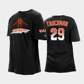 Black 2021 City Connect Giants #29 Mike Tauchman Big & Tall T-Shirt