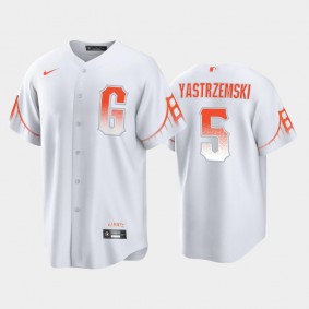 2021 City Connect San Francisco Giants #5 Mike Yastrzemski Replica White Jersey