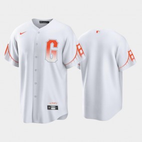 2021 City Connect San Francisco Giants Replica White Jersey