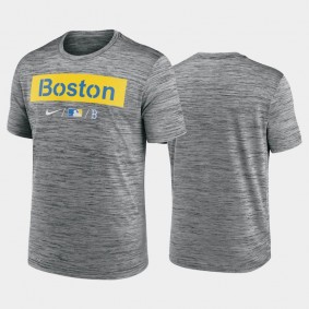 2021 City Connect Boston Red Sox Baseball Anthracite T-Shirt