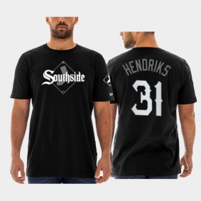 2021 City Connect Chicago White Sox #31 Liam Hendriks Big & Tall Black T-Shirt