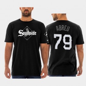 2021 City Connect Chicago White Sox #79 Jose Abreu Big & Tall Black T-Shirt