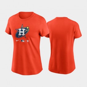 Women's Houston Astros Orange 2022 City Connect Wordmark T-shirt