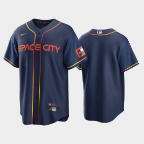 2022 City Connect Astros # Replica Navy Jersey