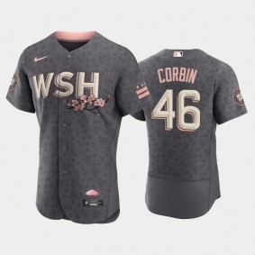 Washington Nationals Patrick Corbin Bloom Authentic Gray Men's 2022 City Connect Jersey