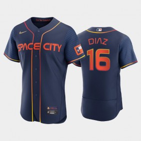 Aledmys Diaz Houston Astros Authentic Men's Jersey 2022 City Connect - Navy