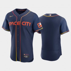 Houston Astros Authentic Men's Jersey 2022 City Connect - Navy