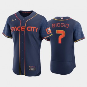 Craig Biggio Houston Astros Authentic Men's Jersey 2022 City Connect - Navy