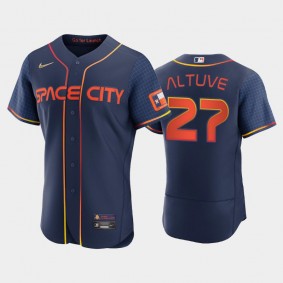 Jose Altuve Houston Astros Authentic Men's Jersey 2022 City Connect - Navy