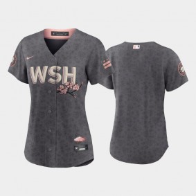 2022 City Connect Nationals Gray Women's Replica Jersey