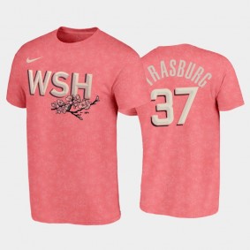 Unisex 2022 City Connect Nationals #37 Stephen Strasburg Pink T-shirt