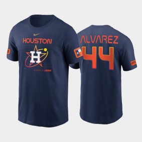 Houston Astros Yordan alvarez 2022 City Connect Men's T-shirt - Navy