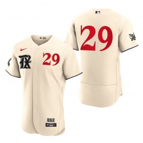 Adrian Beltre Texas Rangers Cream 2023 City Connect Authentic Jersey