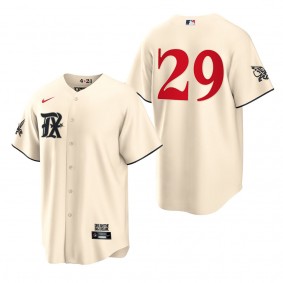 Adrian Beltre Texas Rangers Cream 2023 City Connect Replica Jersey