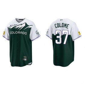 Alex Colome Colorado Rockies Green 2022 City Connect Replica Jersey