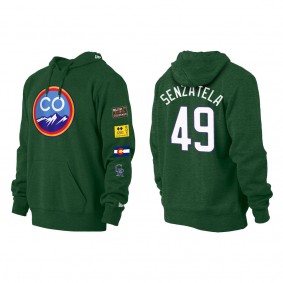 Antonio Senzatela Colorado Rockies Green 2022 City Connect Pullover Hoodie