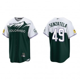 Antonio Senzatela Colorado Rockies Green 2022 City Connect Replica Jersey