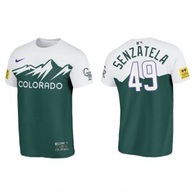 Antonio Senzatela Colorado Rockies Green 2022 City Connect T-Shirt