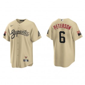 Men's Arizona Diamondbacks Jace Peterson Gold City Connect Replica Jersey