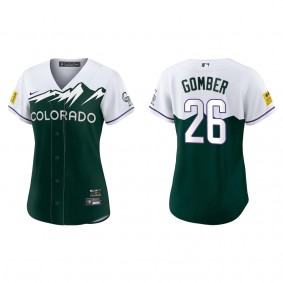 Austin Gomber Women's Colorado Rockies Green 2022 City Connect Replica Jersey