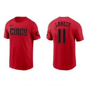 Barry Larkin Cincinnati Reds Nike Red 2023 City Connect T-Shirt