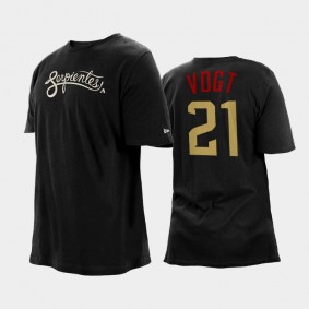 2021 City Connect Arizona Diamondbacks Black Big & Tall #21 Stephen Vogt T-Shirt