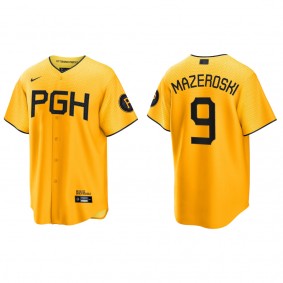 Bill Mazeroski Pittsburgh Pirates Gold 2023 City Connect Replica Jersey