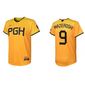 Bill Mazeroski Youth Pittsburgh Pirates Gold 2023 City Connect Jersey