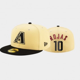 Arizona Diamondbacks Black #10 Josh Rojas 2021 City Connect 59FIFTY Fitted Hat