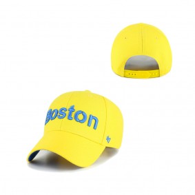 Boston Red Sox Gold City Connect MVP Adjustable Hat