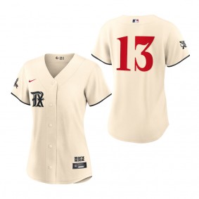 Brad Miller Women's Texas Rangers Cream 2023 City Connect Replica Jersey