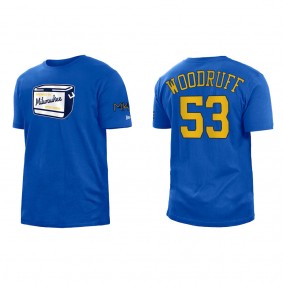 Brandon Woodruff Brewers Royal City Connect T-Shirt