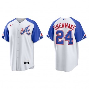 Men's Atlanta Braves Braden Shewmake White City Connect Replica Jersey