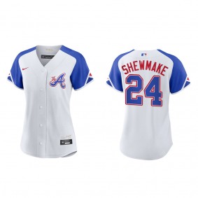 Women's Atlanta Braves Braden Shewmake White City Connect Replica Jersey