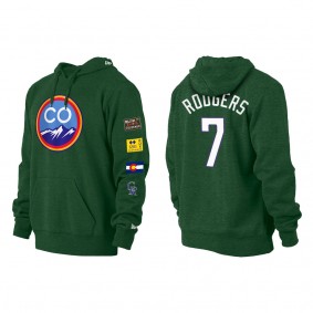 Brendan Rodgers Colorado Rockies Green 2022 City Connect Pullover Hoodie