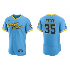 Brent Suter Brewers City Connect Authentic Jersey