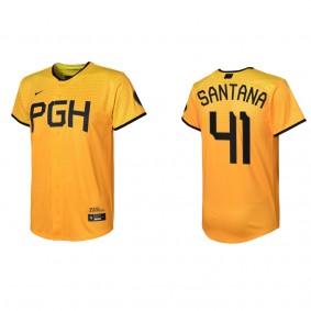 Carlos Santana Youth Pittsburgh Pirates Gold 2023 City Connect Jersey