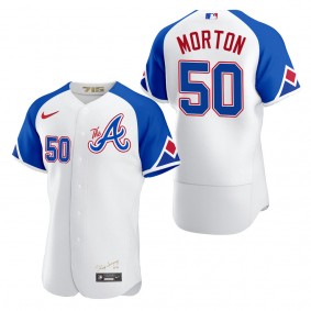 Charlie Morton Atlanta Braves White City Connect Authentic Jersey