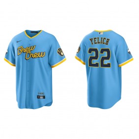 Christian Yelich Brewers City Connect Replica Jersey