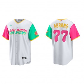 CJ Abrams San Diego Padres White 2022 City Connect Replica Jersey