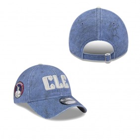 Men's Cleveland Guardians Light Blue 2024 City Connect Alternate 9TWENTY Adjustable Hat