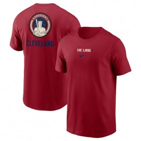 Men's Cleveland Guardians Red 2024 City Connect T-Shirt