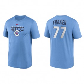 Clint Frazier Chicago Cubs 2022 City Connect Legend T-Shirt Blue