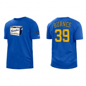 Corbin Burnes Brewers Royal City Connect T-Shirt