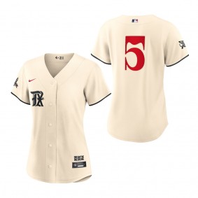 Corey Seager Women's Texas Rangers Cream 2023 City Connect Replica Jersey