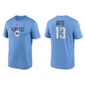 David Bote Chicago Cubs 2022 City Connect Legend T-Shirt Blue