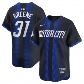 Men's Detroit Tigers Riley Greene Navy 2024 City Connect Limited Jersey