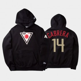 Arizona Diamondbacks Black 2021 City Connect #14 Asdrubal Cabrera Men's Hoodie