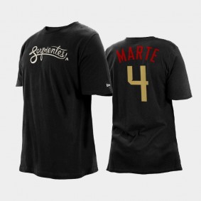 2021 City Connect Arizona Diamondbacks Big & Tall #4 Ketel Marte T-Shirt Black