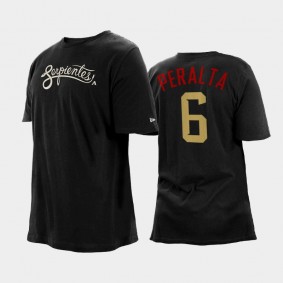 2021 City Connect Arizona Diamondbacks Big & Tall #6 David Peralta T-Shirt Black